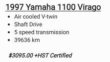 Virago Spec